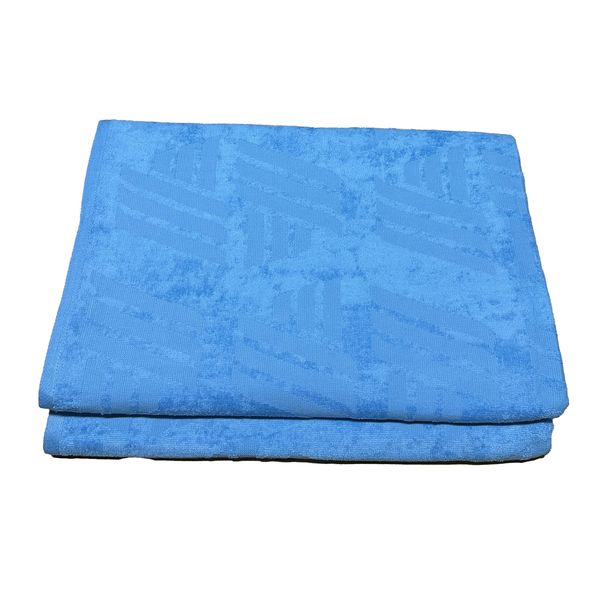 Luxury Velour Beach Towel Cotton - 70 x 180cm - 400gsm - P13 - 2 Pack