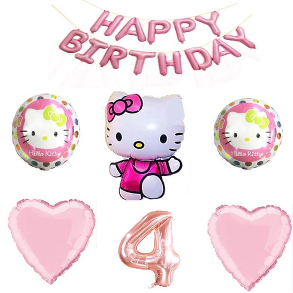Hello Kitty Balloon Set 4 Year