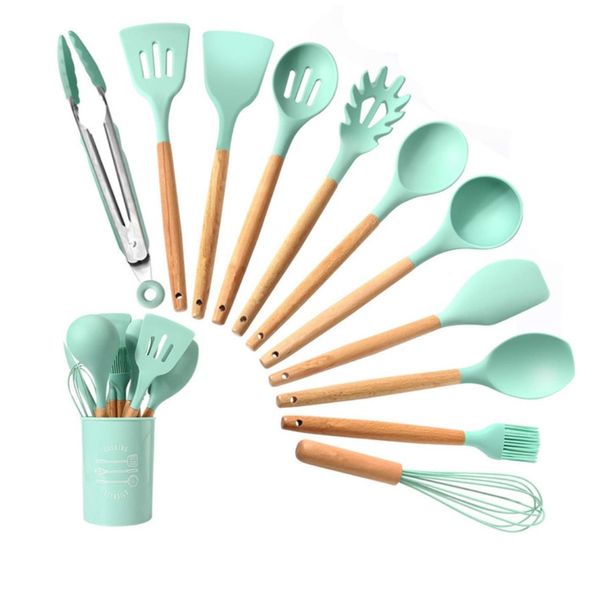Kitchen Accessories Cooking Utensils Set 12 Piece Duck Egg