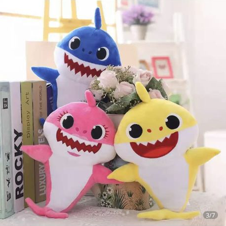 Baby Shark Soft Singing Light Up Plush Toy Daily Sale Shop