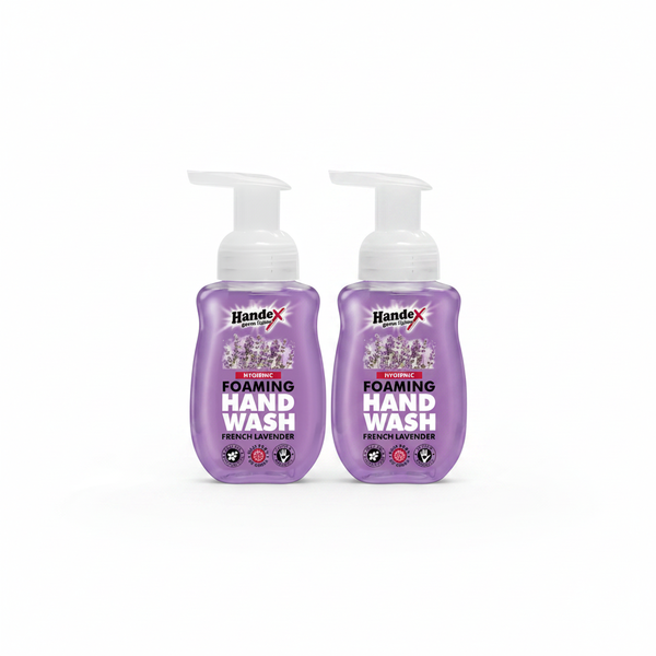 Handex Foaming Hand Wash 250ml - French Lavender Scent - 2 Pack