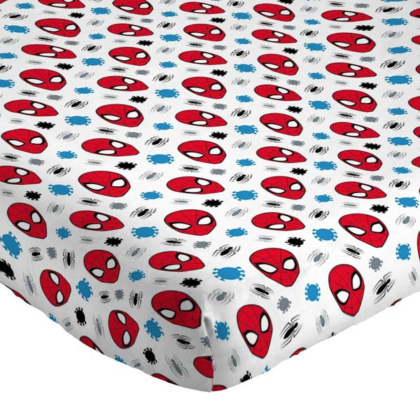 Spiderman - Spidey Faces 2pc Set of Fitted Sheets