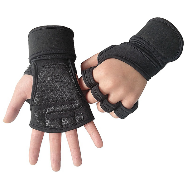 M Training Sport Gloves for Men Women Workout Gloves Black B