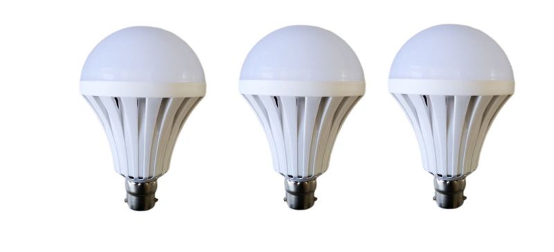9W Rechargeable Lightbulb Pack - 3 piece ( Clip in fitting)