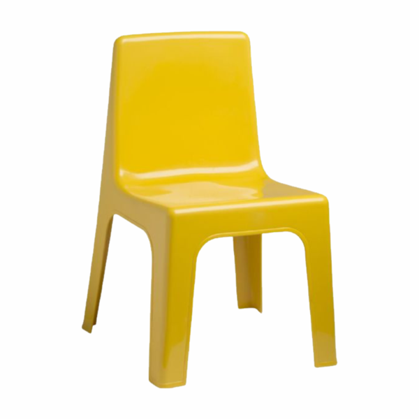 Kiddies School Chair - Yellow