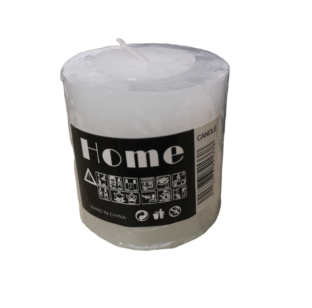 Small White Candle - 7cm x 7cm