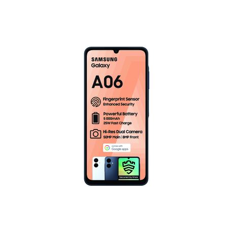 Samsung Galaxy A06 64GB Dual Sim - Black + MTN SIM KIT & LTE Device Promotion Image
