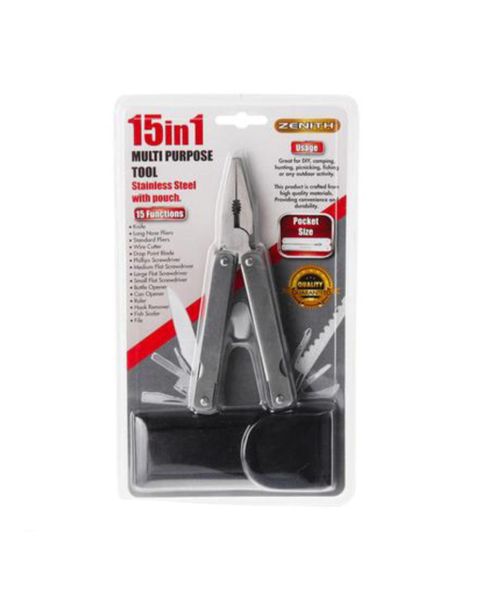 15 In 1 Multi Purpose Tool with a Pouch