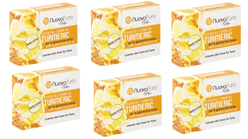 NuovaPure Soap Tumeric 100g X 6
