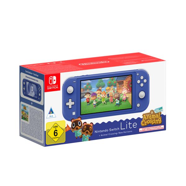 Nintendo Switch Lite (Blue) + Animal Crossing: New Horizons bundle
