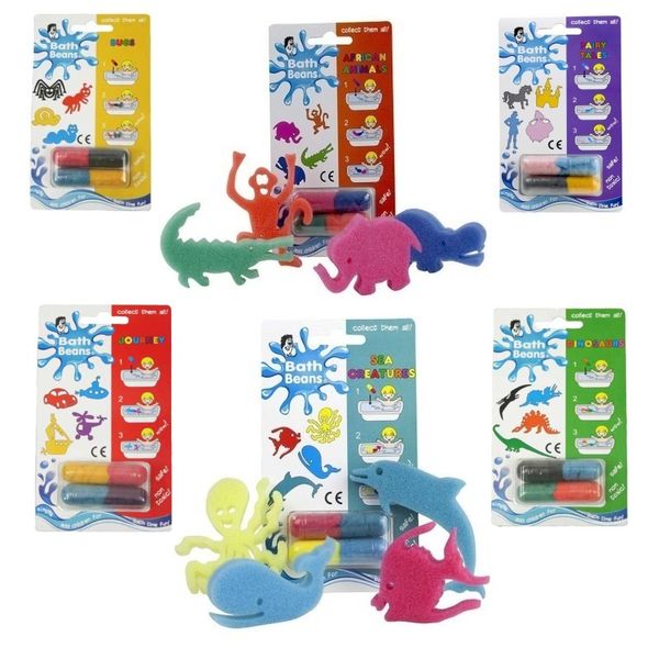 Bath Beans 6 Pack Assorted - 24 Creatures &amp; Friends