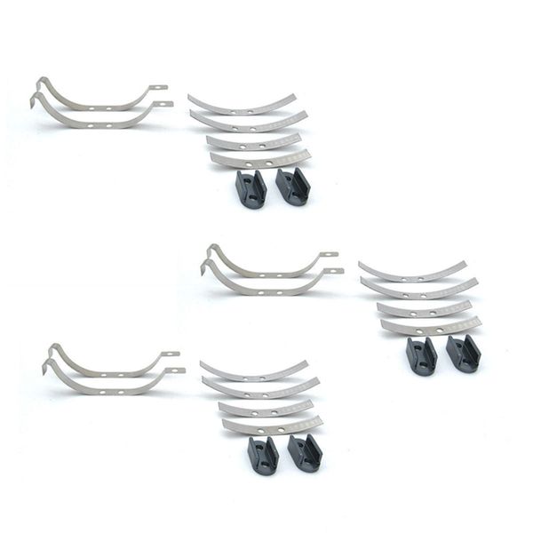 2 Pair Steel Shock Absorber Leaf Springs For Wpl D12 B14 Rc Car