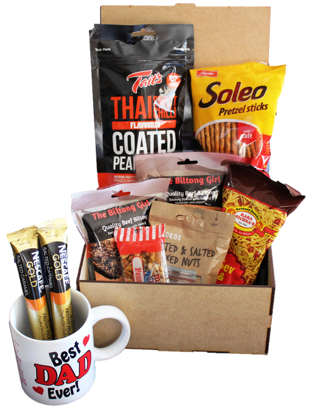 Mancrate with Mug and Snacks