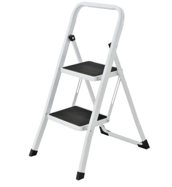 2 Step Ladder-Black &amp; White