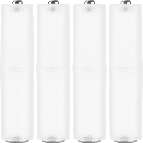 AAA to AA Battery Converter Transparent Cases