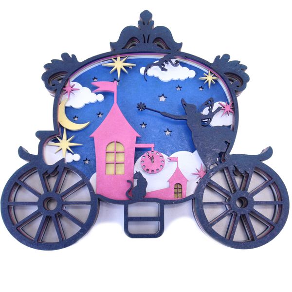 Wow We | Multi Layered Paint Board | Cinderella Carriage