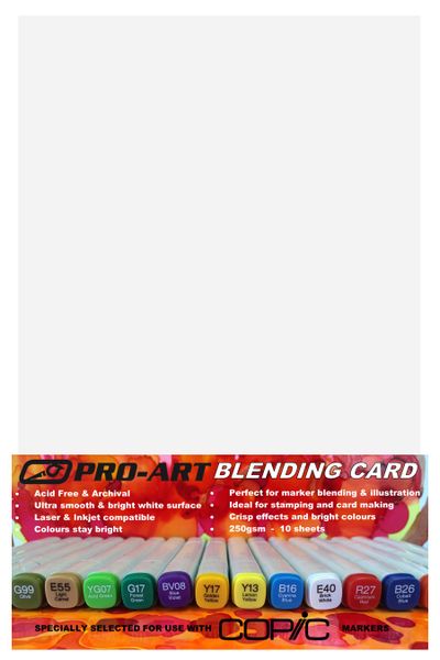 Pro-Art Marker Blending Card A4 - 10 Sheets