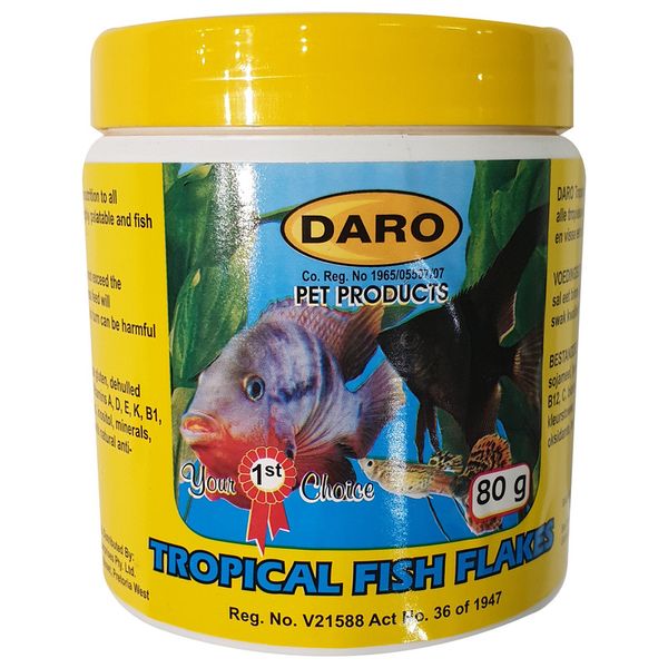 Daro Tropical Fish Flakes 80g