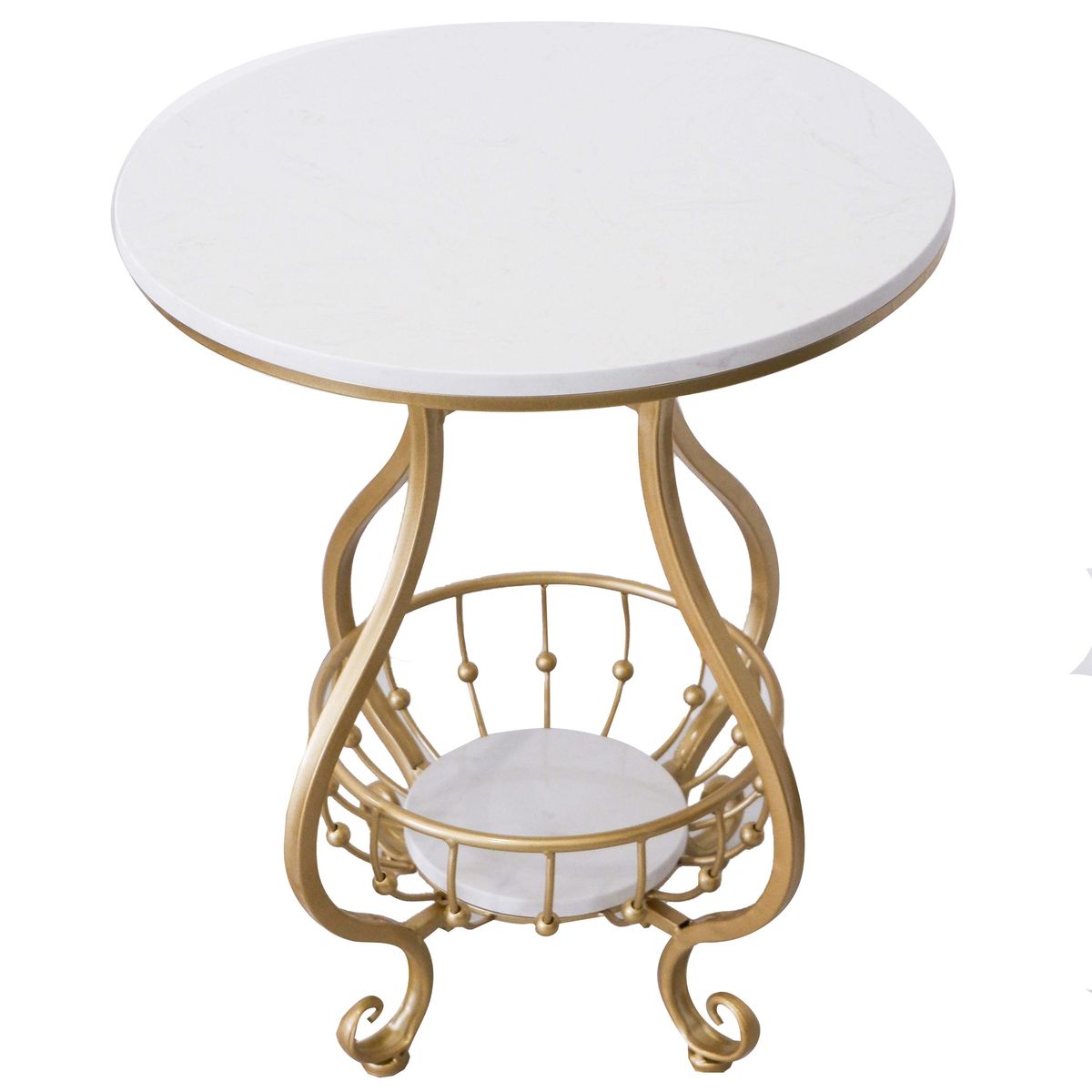 Zoe Side Table Iron Legs Marble Top Buy Online in South Africa