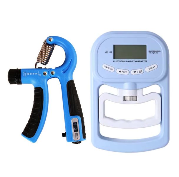 Grippers - Digital Hand Grip Strengthener &amp; Dynamometer -Blue