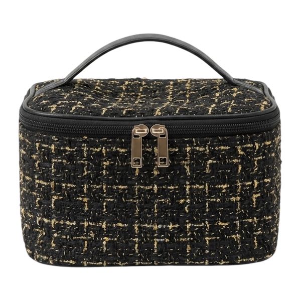 Large Capacity Portable Travel Cosmetics Makeup Toiletry Bag with Handle