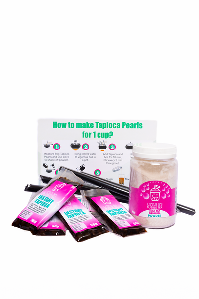 Little Bs Bubble Tea Original Milk Tea Combo