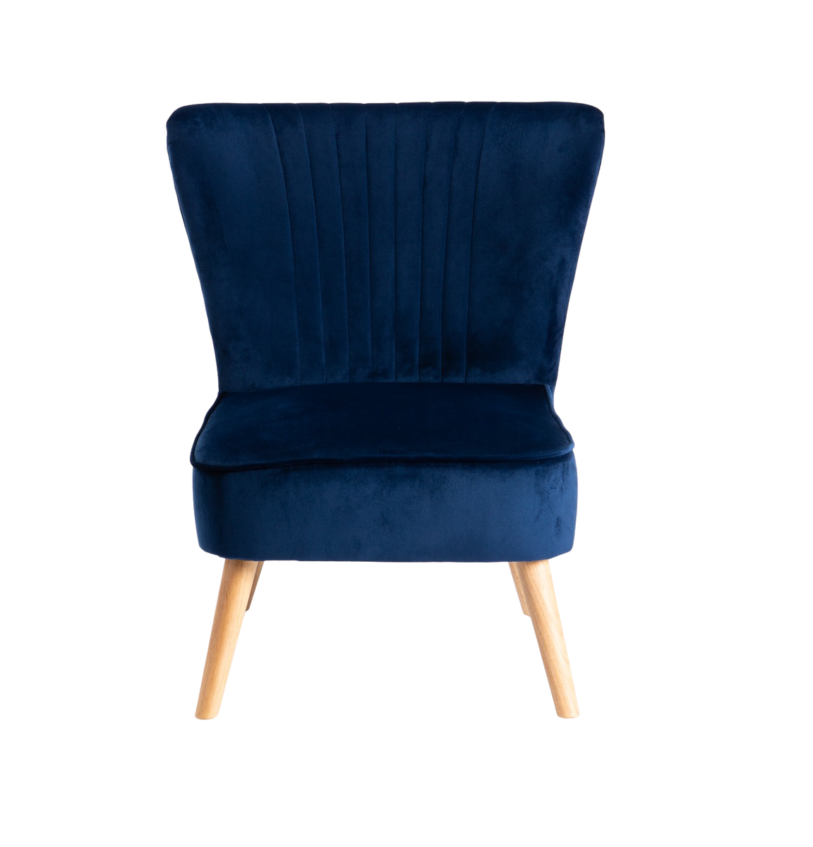 Occasional Velvet Chair Navy Blue Buy Online in South Africa