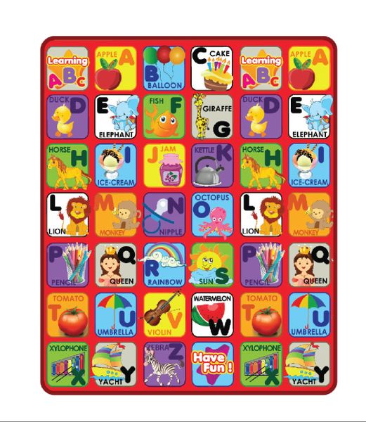 SUNTA Alphabet Playmat - 1000 x 1200 x 3mm