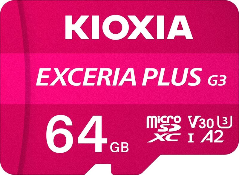 Kioxia Exceria Plus G3 64GB microSDXC Memory Card