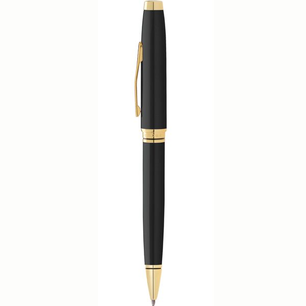 Cross Coventry Black Lacquer Gold Trim Ballpoint Pen