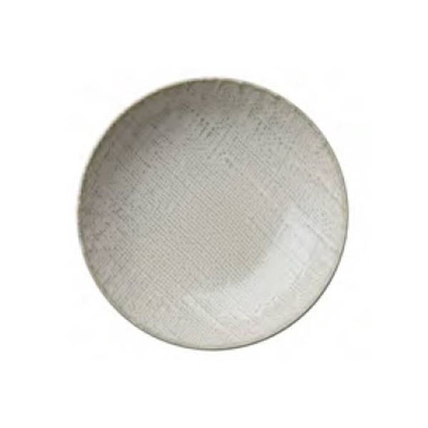 Luzernev Knit Reactive White Round Bowl 12 Pcs