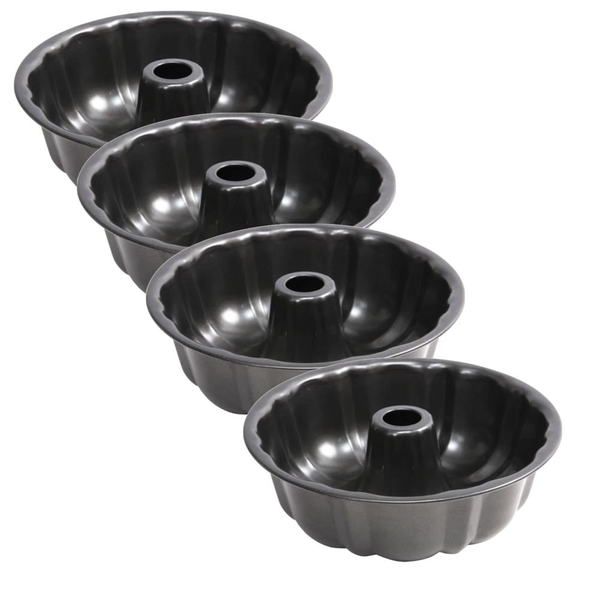 Baking Pan with Middle Hole - Set of 4