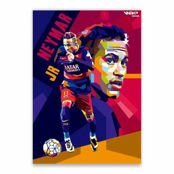 Neymar Jnr Barcelona Poster - A1