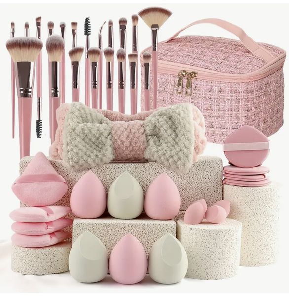 Makeup Brushes Set and Bag