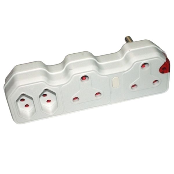 Current Multi-Plug Adaptor - 2 x 16AMP &amp; 2 x 3-Pin Euro Sockets