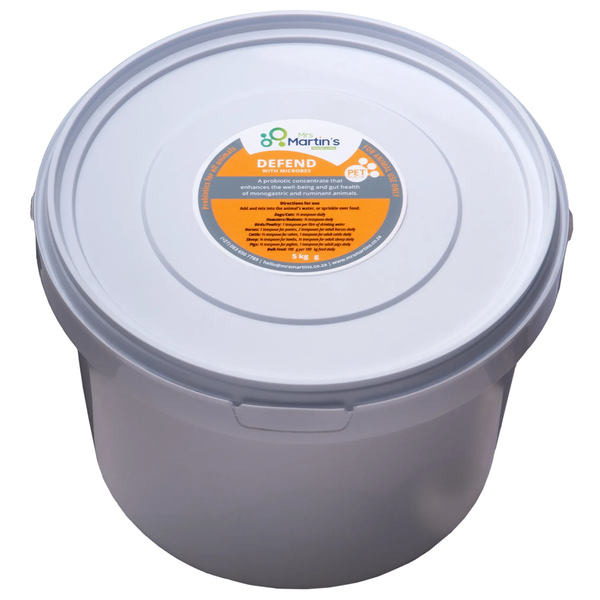 Mrs Martin's Defend Pet Probiotic for Dogs, Cats, Horses, and Birds 5kg