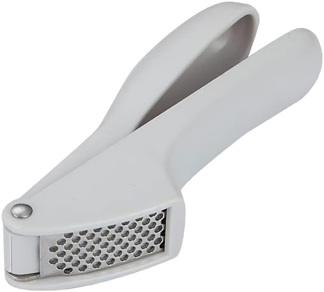 Kitchen Garlic Press, Garlic Peeler Tool With Ergonomic Handle-Pink