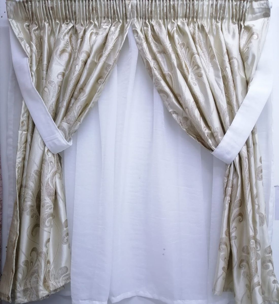 Floral Beige Kitchen Curtain Buy Online in South Africa