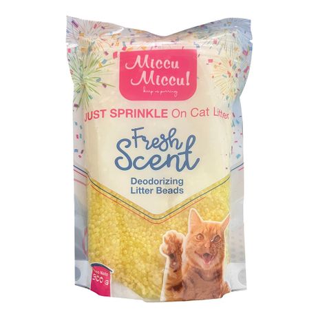 Cat litter scent clearance beads