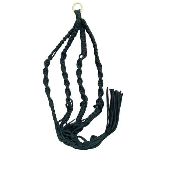 Festive Thick Macrame Pot Plant Hanger In Various Colours