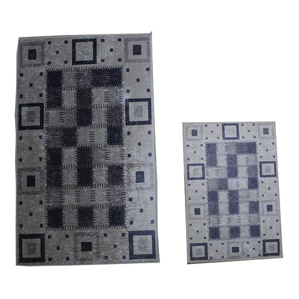 Bathroom Mat Set - Medium - Block