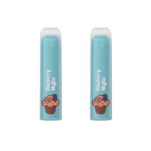 2 Pack Brkfst Blueberry Muffin Disposable Vape -1000 Puffs (2% Nicotine)