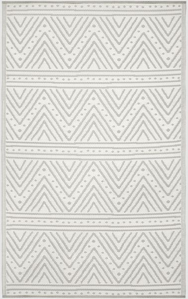 Fab Habitat Outdoor / Indoor Rug Patan Beige Chevron
