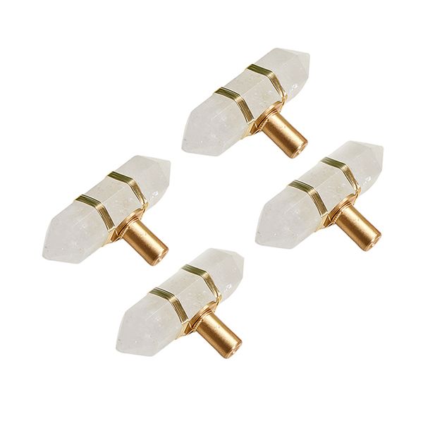 Trendy Taps Premium Quality Brass And White Crys image