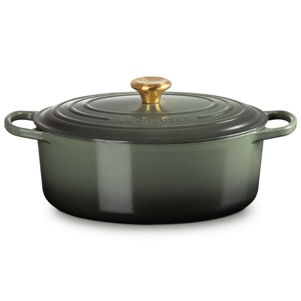 Le Creuset Signature Cast Iron Oval Casserole - 31cm - Thyme