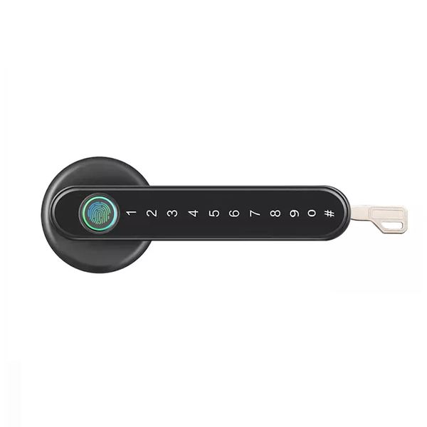 Smart Life Tuya Bluetooth AccessControl Fingerprint Keypad Door Handle Lock