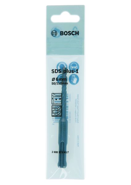 SDS plus-1 4-flute 6.0 x 50 x 110 mm