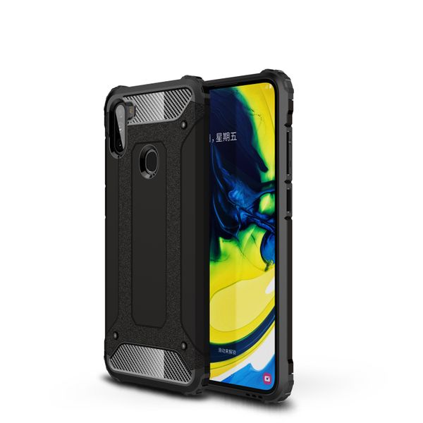TUFF-LUV Rugged Armour Case for Samsung Galaxy A11 - Black