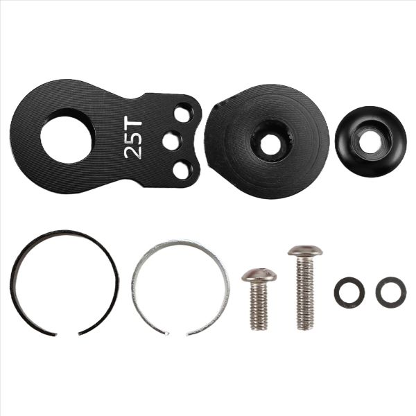 25T Steering Servo Arm Horn 3 Hole for Rc Crawler Car Parts Black