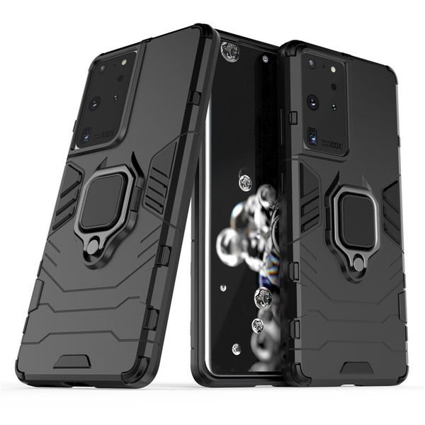 Keysion Shockproof Cover Protective Case with Ring Samsung Galaxy S21 Ultra